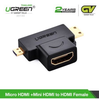 UGREEN 20144 หัวปลักแปลงสัญญาณ จาก Mini HD และ Micro HD