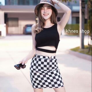 Set   ตารางกระโปรงซิบแต่ง2ข้าง  งานแซ่บสุดดด ที่เหล่าบรรดาเน็ตไอดอลมีไว้ติดตู้