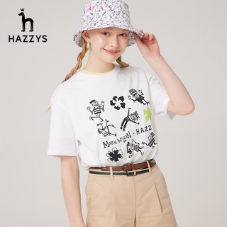 [S-5XL] เสื้อยืดแขนสั้นลําลอง คอกลม ผ้าฝ้าย พิมพ์ลาย Hazzys Haggis &amp; MARK WIGAN แฟชั่นฤดูร้อน