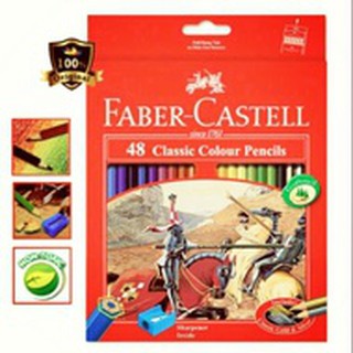 สีไม้ เฟเบอร์-คาสเทล Faber-Castell 48สี(TAWEEMITR)