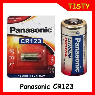 ของแท้ 100%  CR123A / 1BNL 3V. Panasonic Lithium Battery