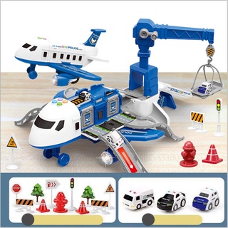 【COD】ของเล่นเครื่องบิน Mini Car Set Cargo ขนส่งเครื่องบิน Take Apart Playset ของเล่นเพื่อการศึกษาสำหรับเด็กวัยเตาะแตะ