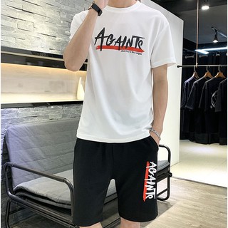 🔥Menconcepts (ลดล้างสต๊อก ) พร้อมส่ง ชุดเซต เสื้อยืด+กางเกง ผู้ชาย รุ่น MCC095