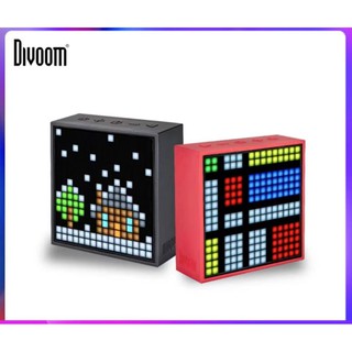 แท้% Divoom TIMEBOX-EVO  With Clock Alarm, Programmable Led Display For Pixel Art Creation, Notification And Stopwatch