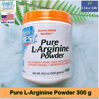 ผงแอลอาร์จีนีนบริสุทธิ์ Pure L-Arginine Powder 300 g - Doctors Best