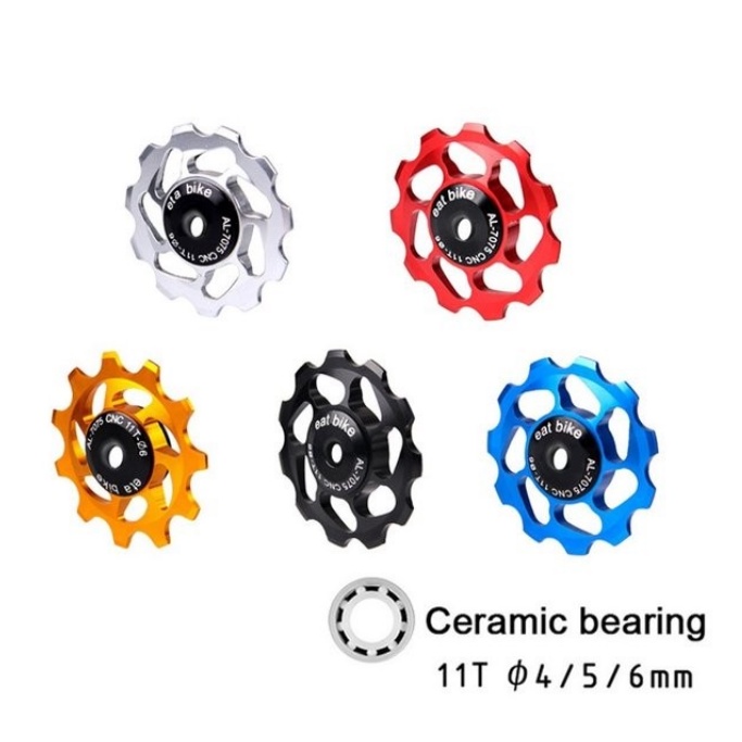 PULLEY CERAMIC ETA BIKE 11T BEARING SEALED JOCKEY CERAMIC shimano