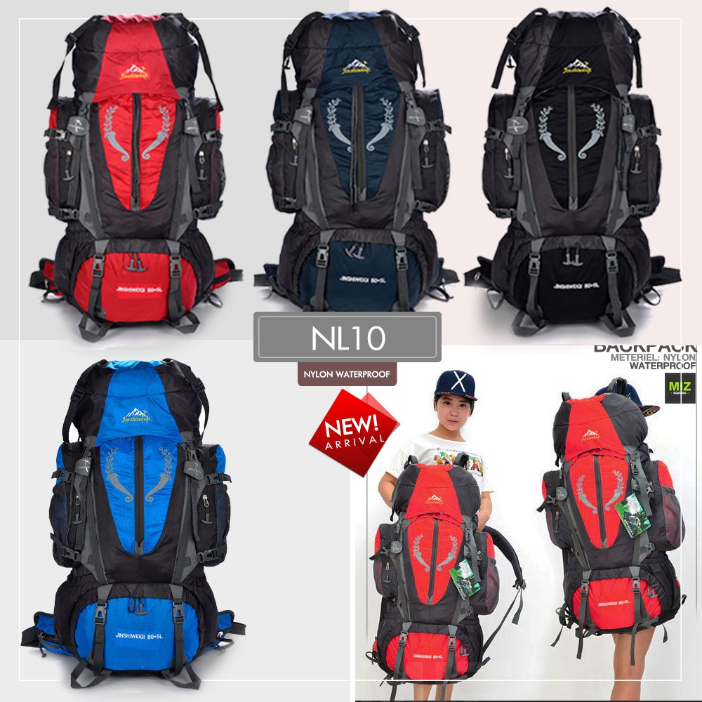 NL10 ขนาด 80+5 L (เสริมโครง) คุ้มค่า รับน้ำหนัก ทนทาน ระบายอากาศดีเยี่ยม เดินป่า ขึ้นเขา กางเต็นท์ รุ่นนี้แนะนำ