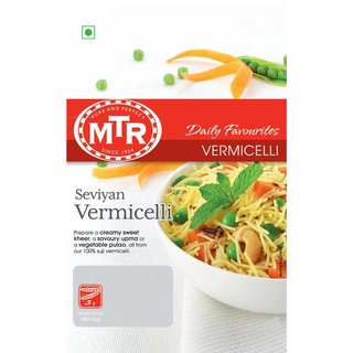 MTR Seviyan Vermicelli plain, 450g These ultra-thin noodles are made of wheat semolina. They can be used in so many deli