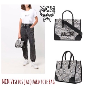 M@M Visetos jacquard tote bag