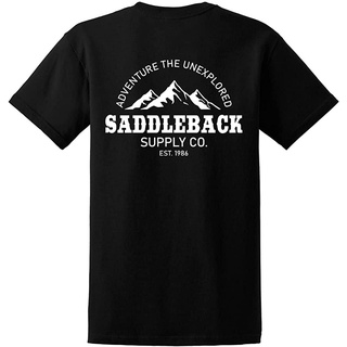 T-shirt  เสื้อยืด ผ้าฝ้าย พิมพ์ลายโลโก้ Saddleback Supply สไตล์วินเทจ คลาสสิก สําหรับผู้ชายS-5XL