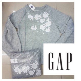 #ราคาถูก เสื้อกันหนาว GAP แขนยาวงานปักดอกกุหลาบ ผ้าดี เนื้อนิ่ม *พร้อมส่ง*