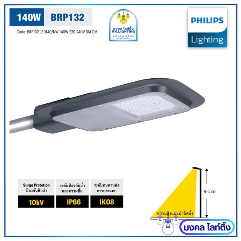 Philips BRP132 ไฟถนน LED