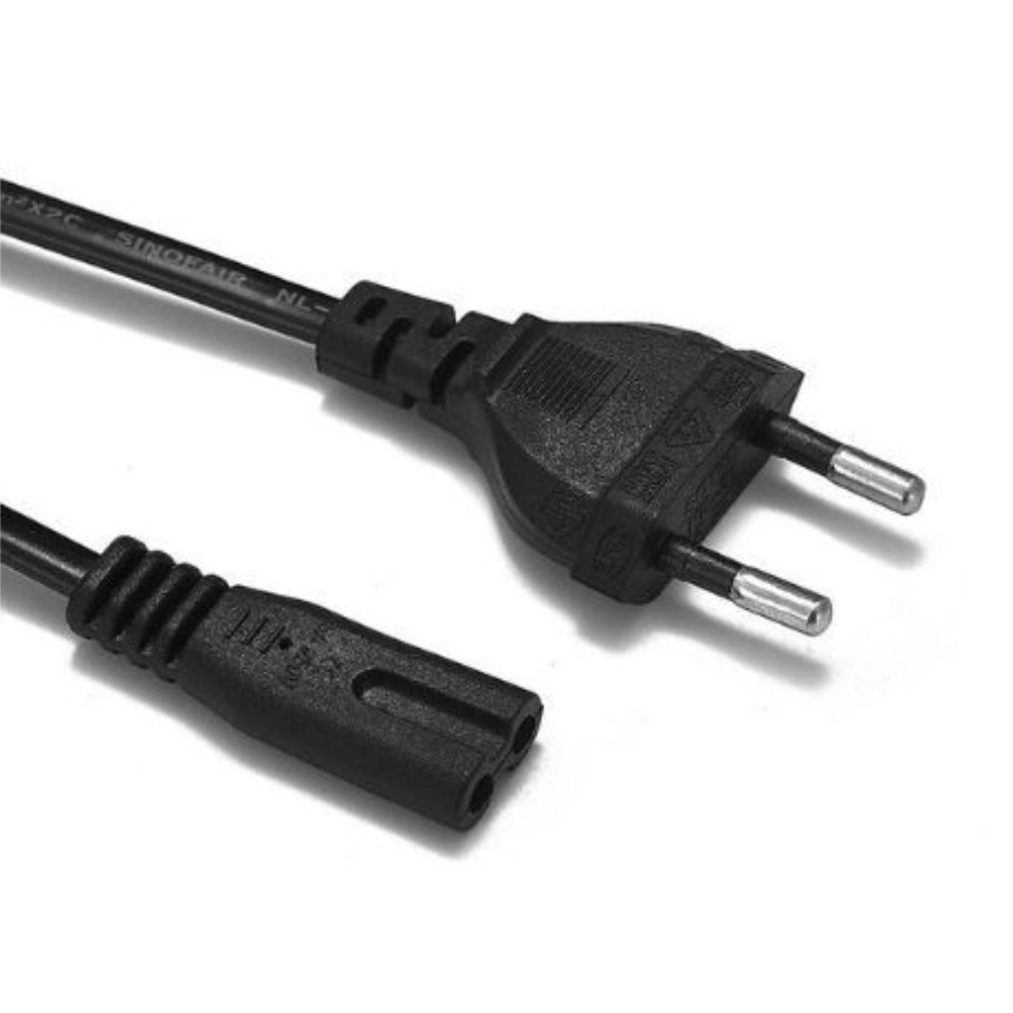 สาย AC Power 2 รู ความมยาว 1.5 เมตร สายไฟ AC Adapter สำหรับอะแดปเตอร์โน๊ตบุ๊ค AC POWER CABLE Male Fe