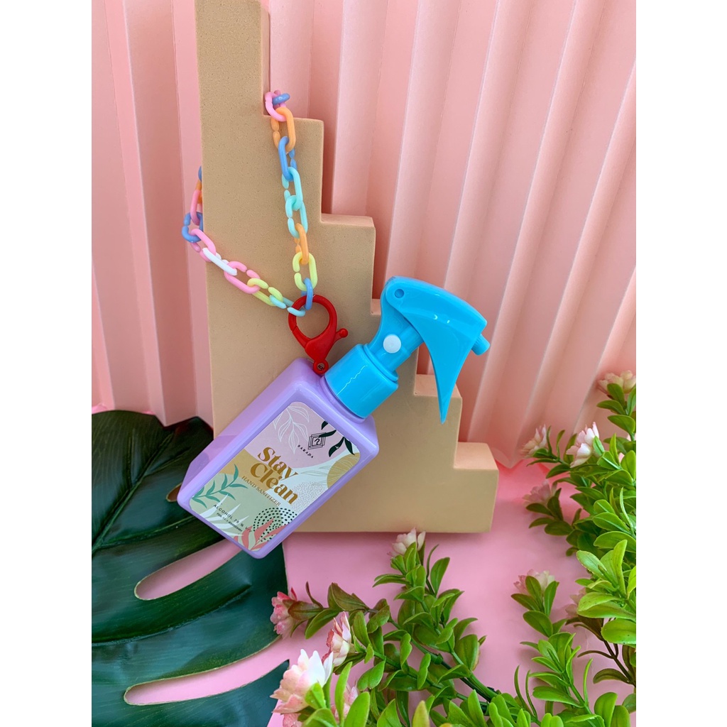 ?แอลกอฮอล์หอมสเปรย์ฟ็อกกี้แคนดี้100 ML?+สายคล้องมือสุดน่ารัก แอลกอฮอล์น้ำหอม ?