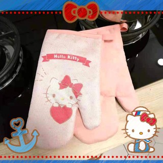 ถุงมือจับของร้อน คิตตี้ Hellokitty