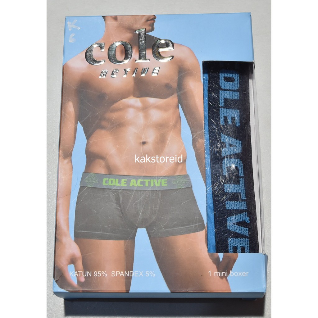KATUN COL*Active CDL 17 Boxers Trunk Active Blue Full Cotton Soft สบาย Very Cool