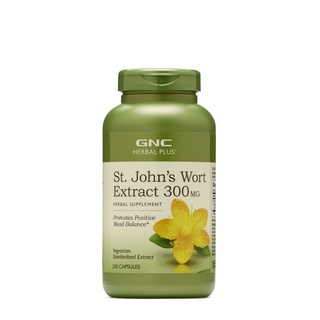 GNC Herbal Plus St. Johns Wort Extract 300mg Improving Emotions Relieve Fatigue ปรับปรุงอารมณ์ บรรเทาความเหนื่อยล้า