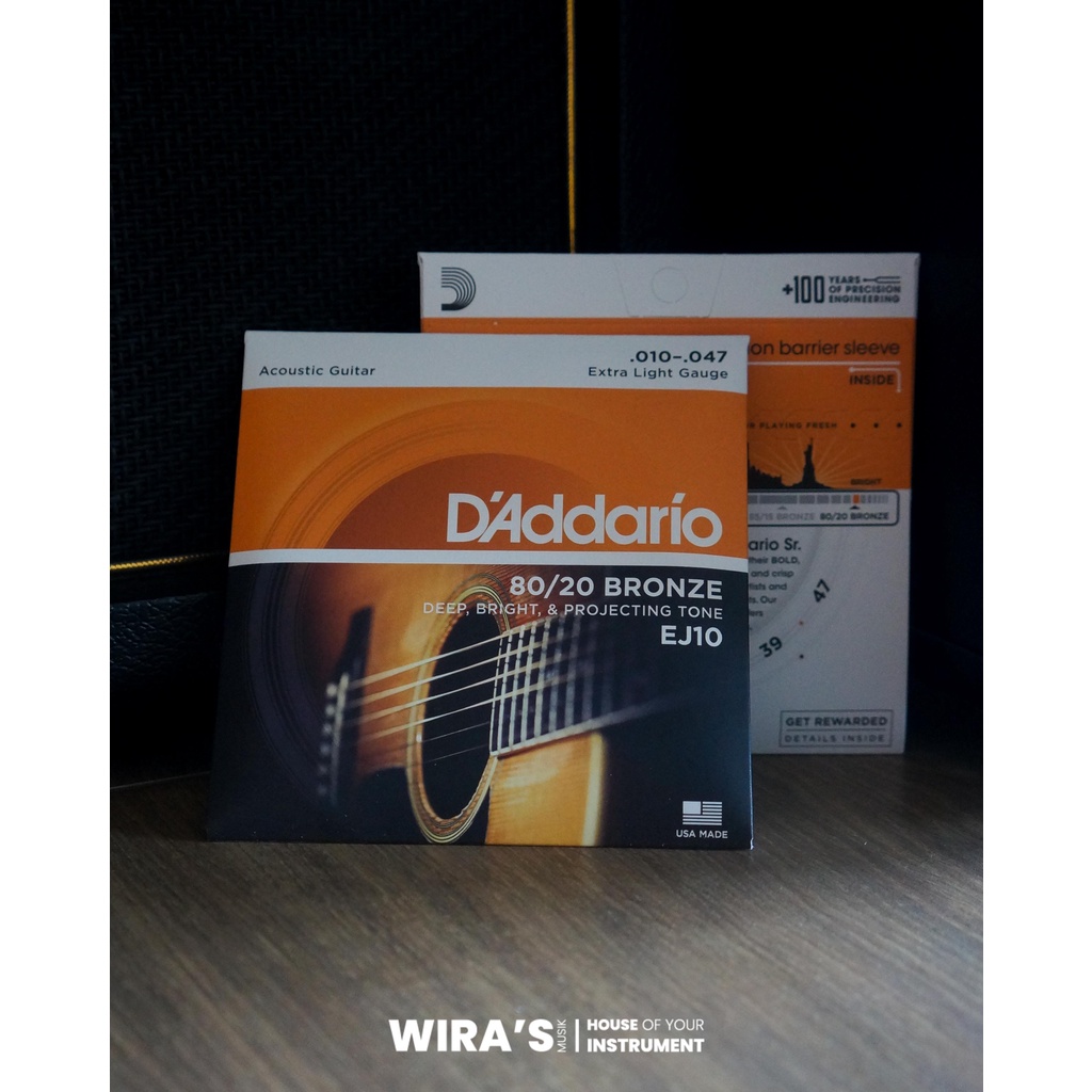 D'ADDARIO สายอะคูสติก DAddario EJ10