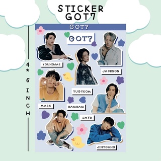 สติกเกอร์ GOT7 Ver.2 (GROSSY/PP)