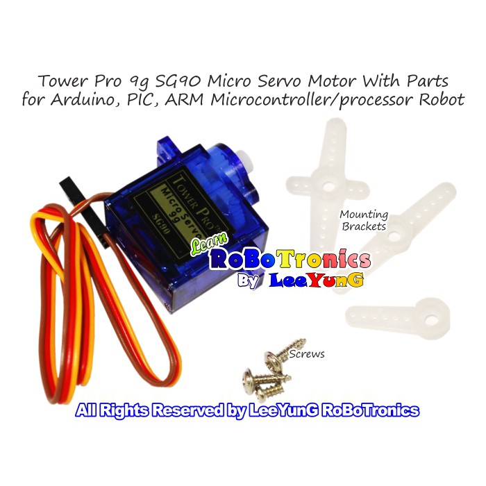SG90 MG90S Towerpro 180 องศาเกียร์เซอร์โวมอเตอร์ Micro Servo มอเตอร์ 9g สําหรับ Arduino