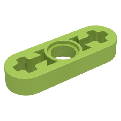 Lego part (ชิ้นส่วนเลโก้) No.6632 / 65123 Technic, Liftarm Thin 1 x 3 - Axle Holes