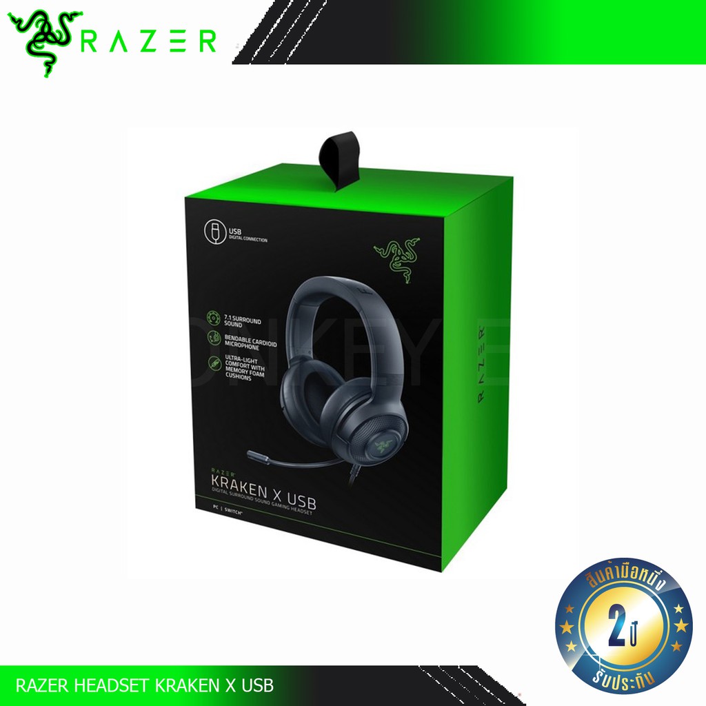 kraken x usb headset