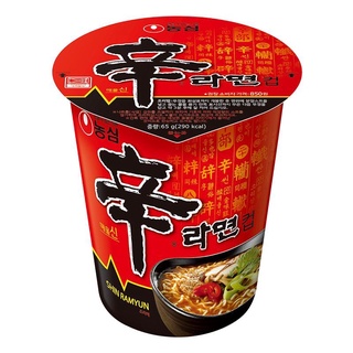 Nongshim shin ramen บะหมี่กึ่งสำเร็จรูป ชิน ราเมียน 65g