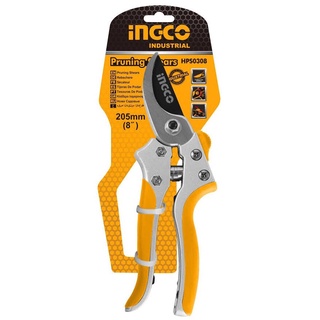 INGCO กรรไกรแต่งกิ่ง 8 นิ้ว รุ่น HPS0308 ( Pruning Shear ) กรรไกรตัดกิ่ง กรรไกรแต่งกิ่งไม้