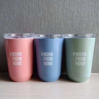 Café Amazon แก้วฟางข้าวสาลี WFH มีให้เลือก 3 สี