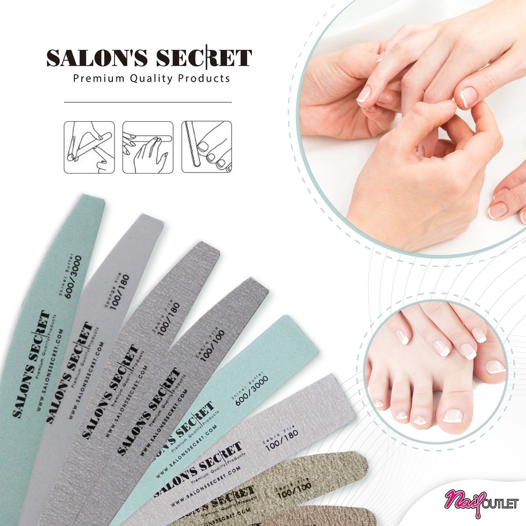 บัฟฟองน้ำ Salon's Secret ทุกทรง แบบแพค กลิท100/180