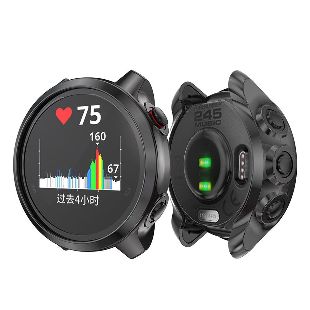 เคสนาฬิกาข้อมือ TPU แบบนิ่ม สําหรับ Garmin Forerunner 245 Garmin Forerunner 245 Music