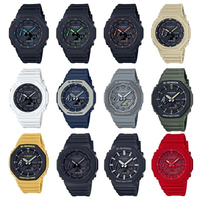 G-Shock GA-2100 series GA-2100-1A3,GA-2100-1A4,GA-2100-1A,GA-2100-1,GA-2100-4,GA-2110,GA-2110SU