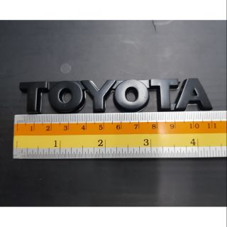 Logo Toyota งานเหล็ก 11.5×2cm