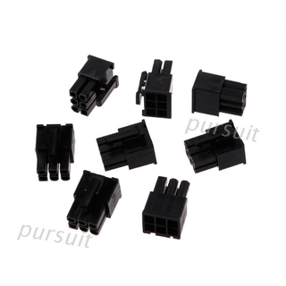 Prx 50 ชิ้น 4 . 2 มม. 6 P 6 Pin Male Power Connector สําหรับพีซีคอมพิวเตอร์ Pci - E Plastic Shell