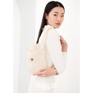 IMBLIS SMALL SQUARE WEAVE BAG