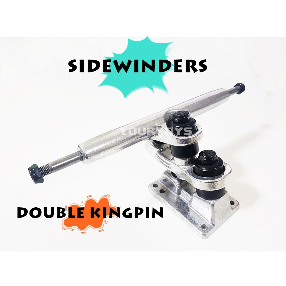 Surf Truck Sidewinder - ทรัค Double Kingpin - Skateboard Surfskate สเก็ตบอร์ด เซิร์ฟสเก็ต (ทรง Gullw
