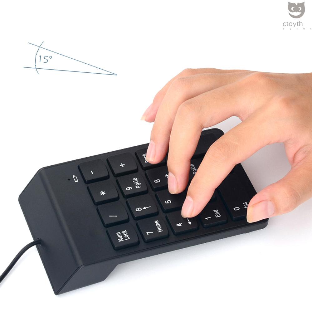Wired USB Numeric Keypad 18 Keys Mini Digital Keyboard Replacement for iMac/Mac Pro/MacBook/MacBook Air/Pro Laptop PC #8