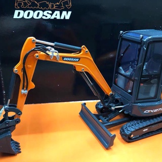 Doosan dx27z โมเดลรถขุดดิน อัลลอย 1:25