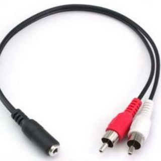 3.5mm Audio Jack Female to RCA Audio Converter 30cm