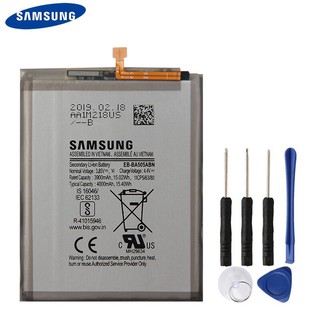 แบตเตอรี่ Samsung Original EB-BA505ABU สำหรับ Samsung SAMSUNG GALAXY A30 A30S A50 A505F SM-A505F ของแท้แบตเตอรี่ 4000mAh