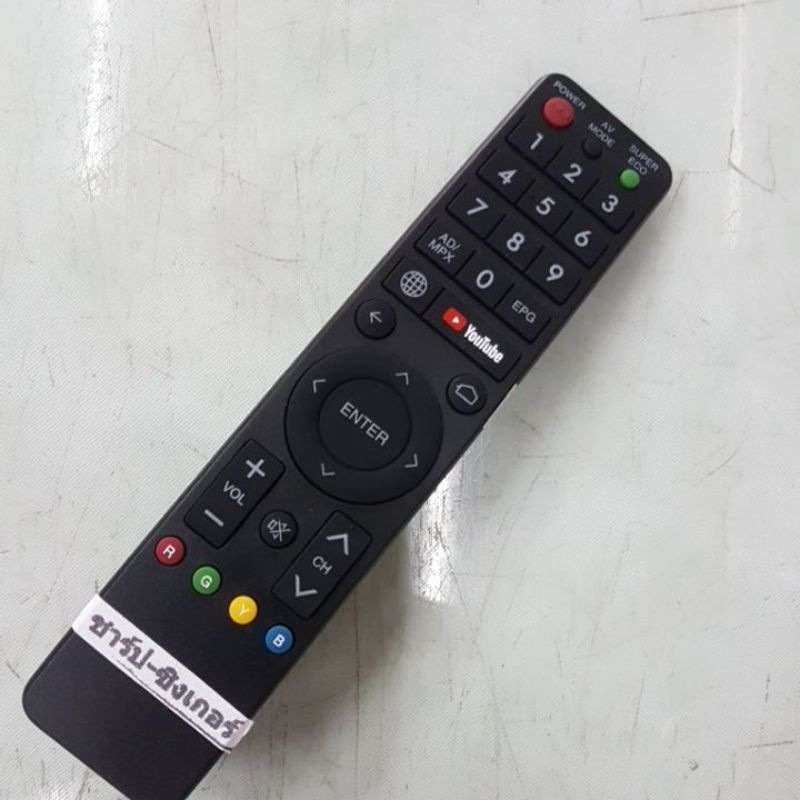 รีโมทสมาร์ททีวี Android TV Sharp รุ่น 2T-C50AE1X,4T-C60AH8x