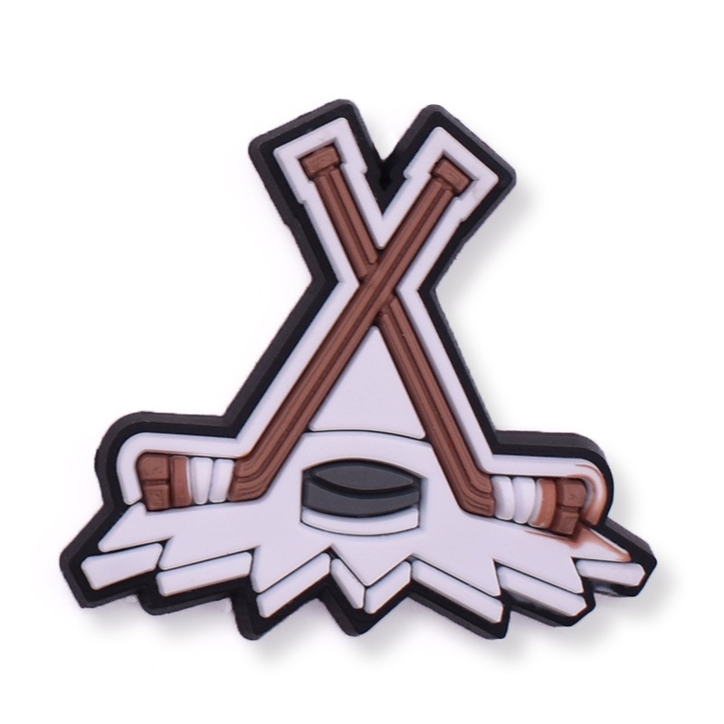 Ice Hockey Series Jibitz อุปกรณ์เสริม จี้หมุด สําหรับรองเท้า