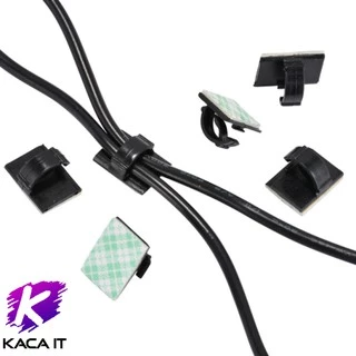 กิ๊บล็อคสายไฟ แบบกาวสองหน้า สำหรับเดินสายไฟ เก็บสายไฟกล้องติดรถ (ยาว18mm x กว้าง 13mm x สูง10 mm)