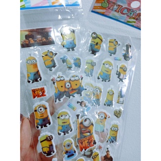 สติ๊กเกอร์นูน สติ๊กเกอร์ Sticker 3D ลายการ์ตูน น่ารักๆ