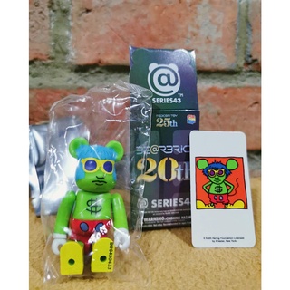 Bearbrick 20th Anniversary Series 43 : Keith Haring Be@rbrick🐻👓