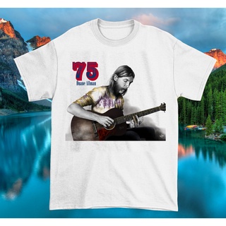 เสื้อยืดผ้าฝ้ายCOTTON เสื้อยืด ลาย The Allman Brothers Band Duane Allman สีดํา สําหรับผู้ชาย ไซซ์ S-4Xl Nl1298S-5XL