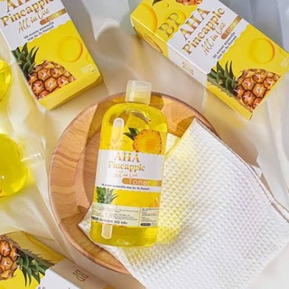 BP Aha Pineapple All in one Toner 500ml. บีพี เอเอชเอ พายแอปเปิ้ล ออล อิน วัน โทนเนอร์