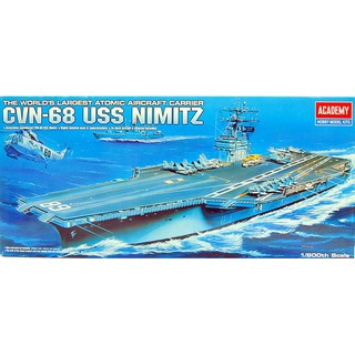 โมเดลเรือ Academy Model 1/800 AC14213 CVN-68 NIMITZ