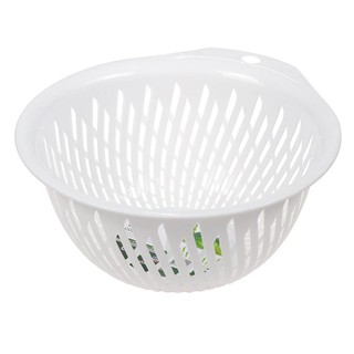 ตะแกรงล้างผักกลม MICRON WARE 28 ซม. สีขาว ตะกร้าใส่ของในครัว KITCHEN MESH ROUND MICRON WARE 28CM WHITE