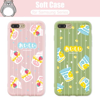 Ice Cream Soft Phone Casing Samsung Galaxy A20S A71 A30S A10 S10 A70S Note 10 Pro 9 N960 A305 A205 M10S A51 A30 A50S A105 M10 A10S A50 A20 A70